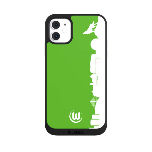 Apple iPhone 11 NIVOpure Skyline Grün Weiß