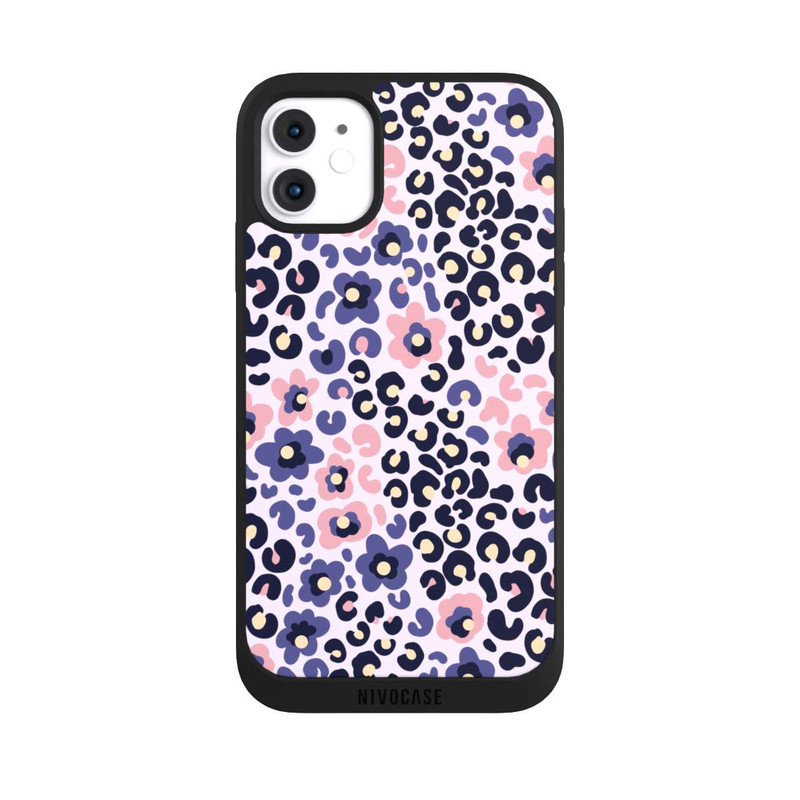 iPhone 11 NIVOpure Peau d'animal avec des fleurs 1