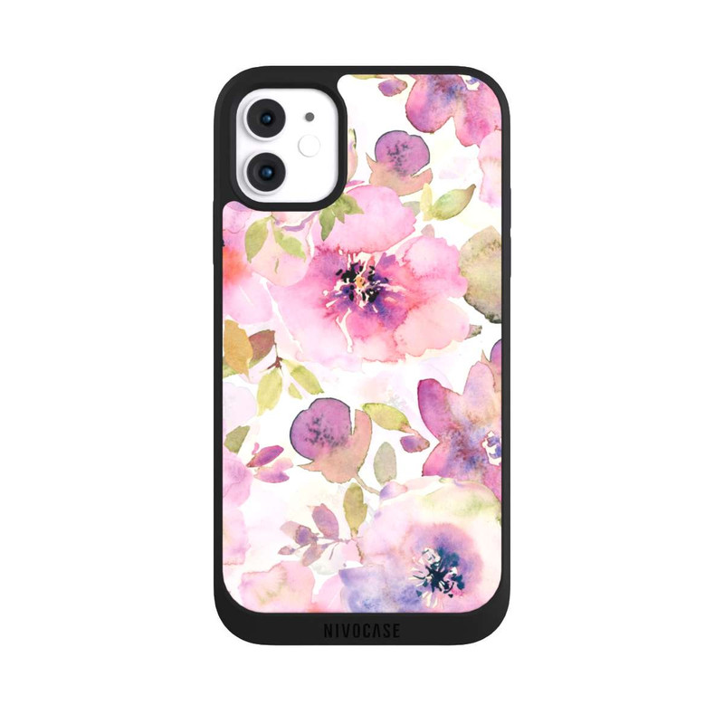 iPhone 11 NIVOpure Papier Peint Fleurs Roses