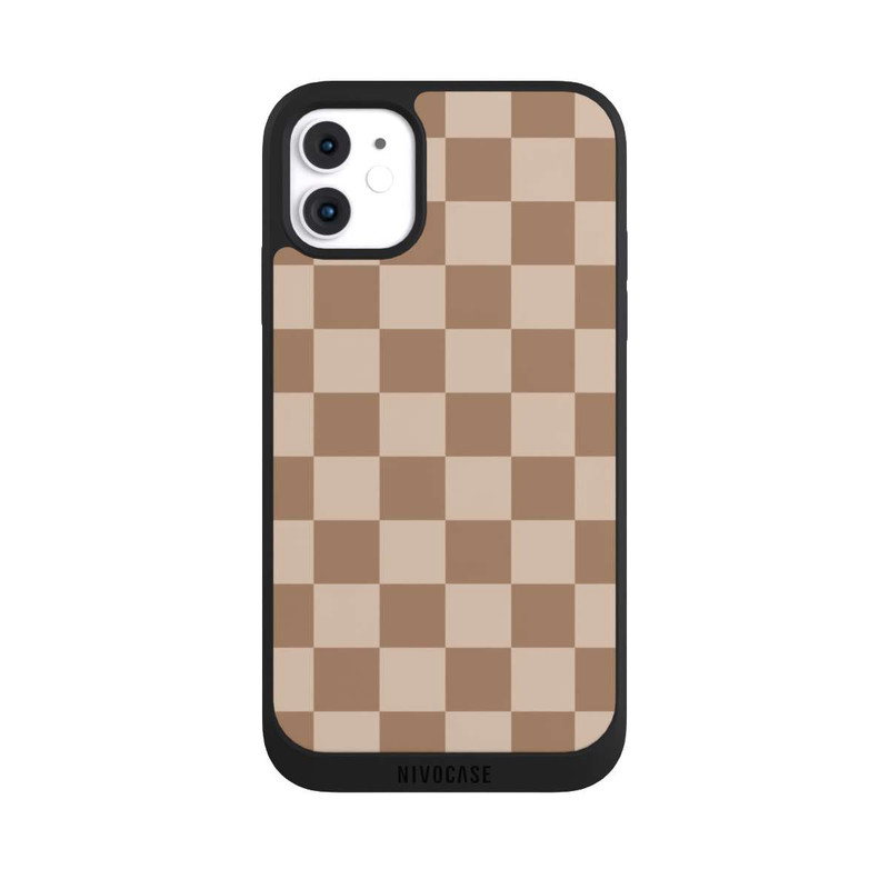 iPhone 11 NIVOpure Braun Karo