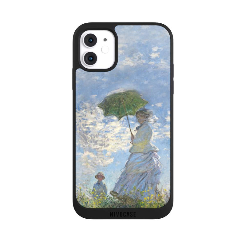 iPhone 11 NIVOpure Frau mit Sonnenschirm - Monet
