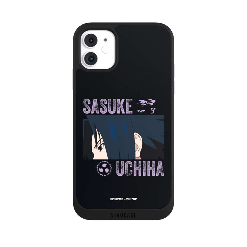 iPhone 11 NIVOpure Sasuke Uchiha Gros plan