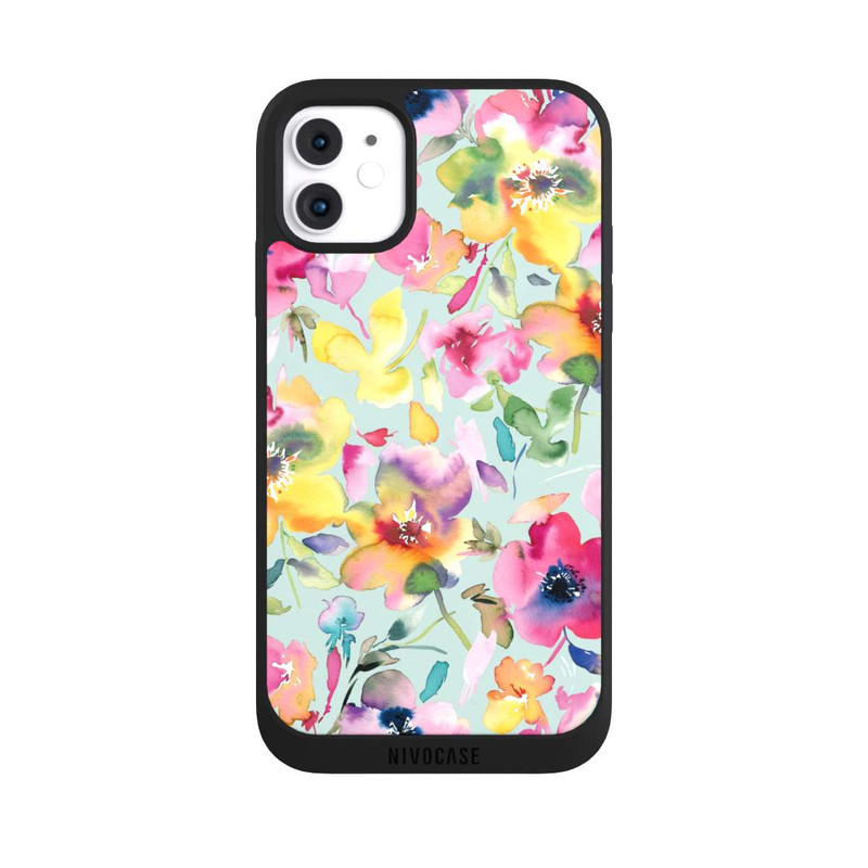 iPhone 11 NIVOpure Künstlerischer Sommer Psychedelic Floral