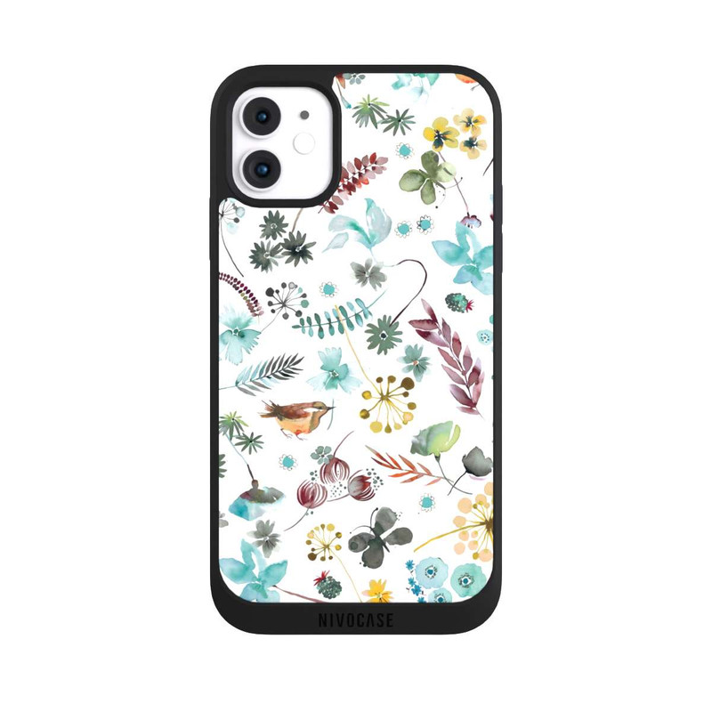 iPhone 11 NIVOpure Botanischer Schmetterling Natur Blau
