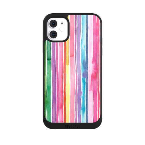 Apple iPhone 11 NIVOpure Camouflage Regenbogenstreifen