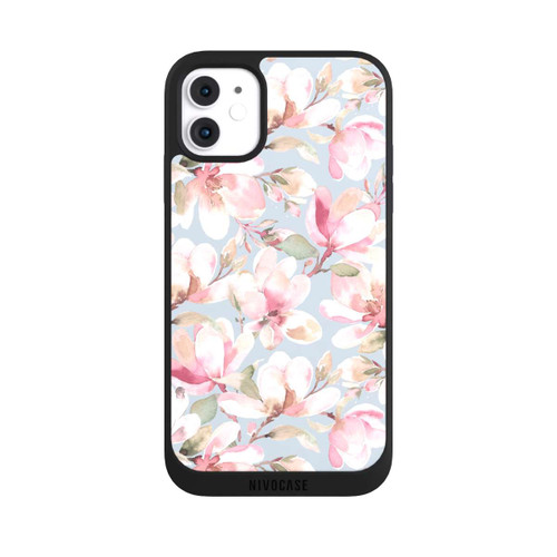 Apple iPhone 11 NIVOpure Magnolien Blumen Pastellrosa