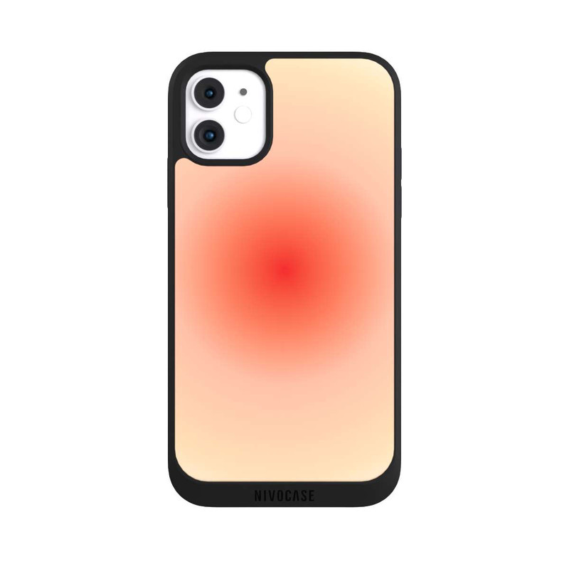 iPhone 11 NIVOpure Aura orange circle