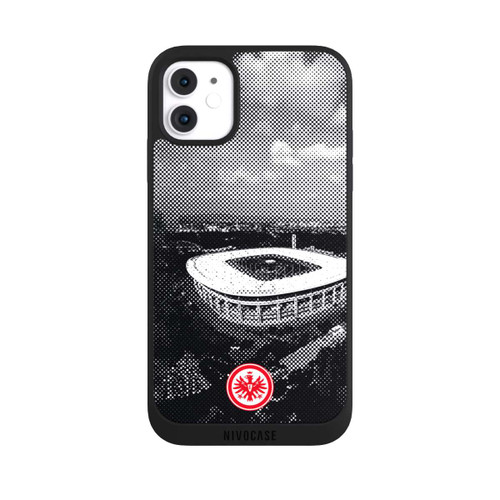 Apple iPhone 11 NIVOpure SGE Stadion Schwarz Weiß