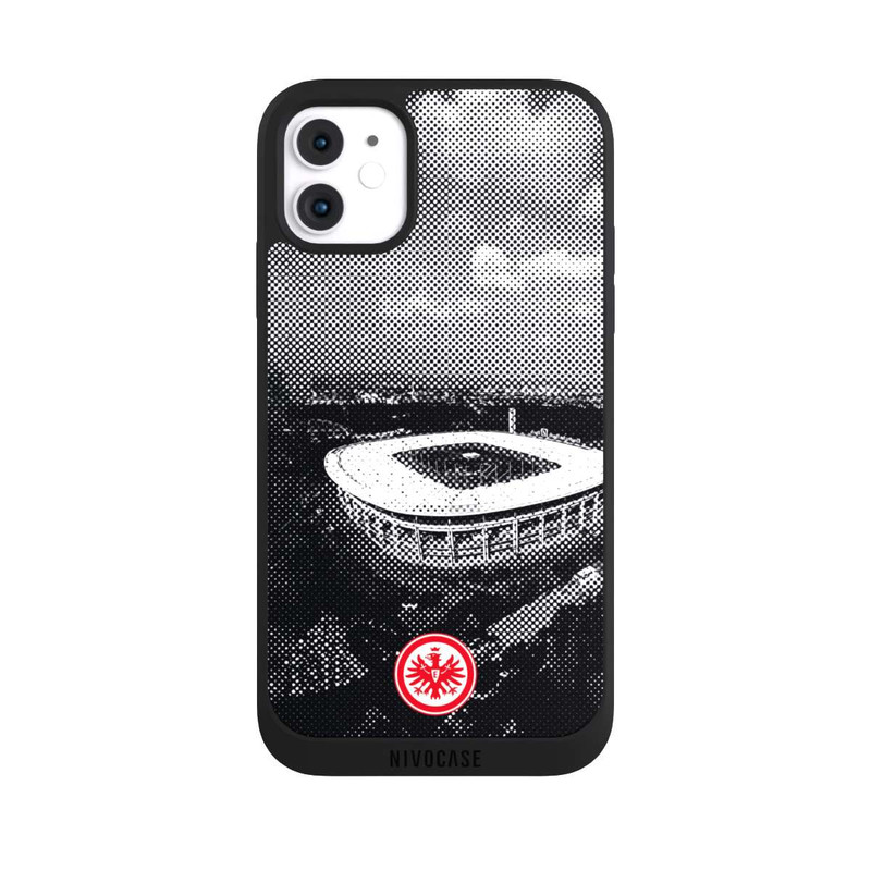 iPhone 11 NIVOpure SGE Stadion Schwarz Weiß