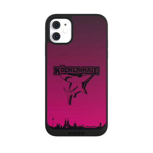 Apple iPhone 11 NIVOpure Kölner Haie Skyline Pink