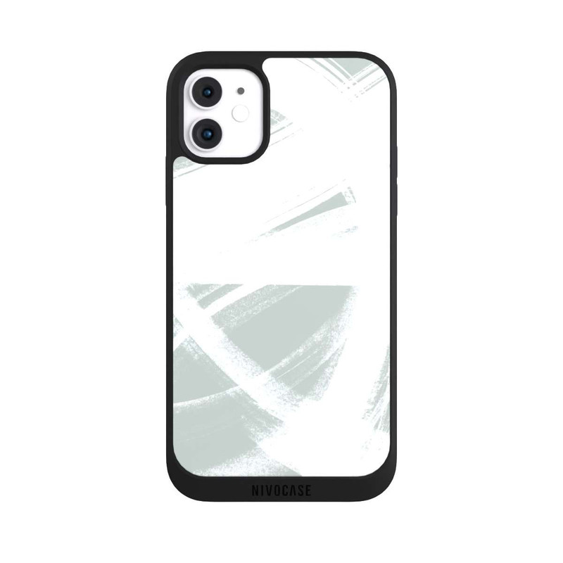 iPhone 11 NIVOpure Abstract Brush Strokes Blush