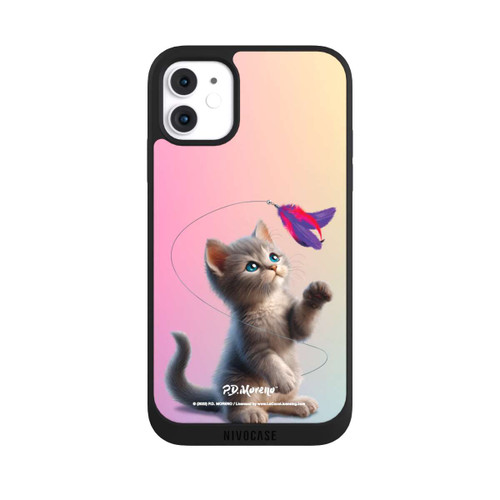 Apple iPhone 11 NIVOpure Playing Cat with Feather