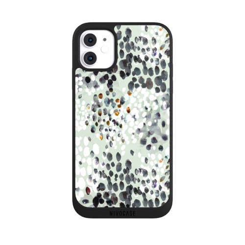 Apple iPhone 11 NIVOpure Modern Splash Pattern on Green