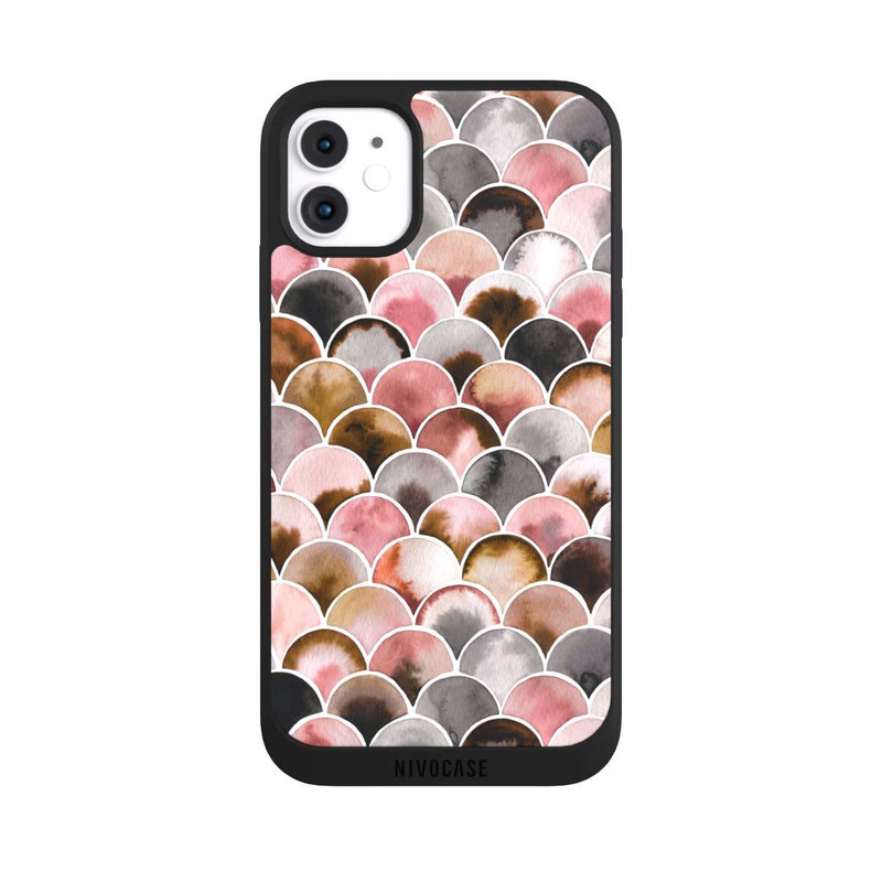 iPhone 11 NIVOpure Japandi Scales Pink Brown