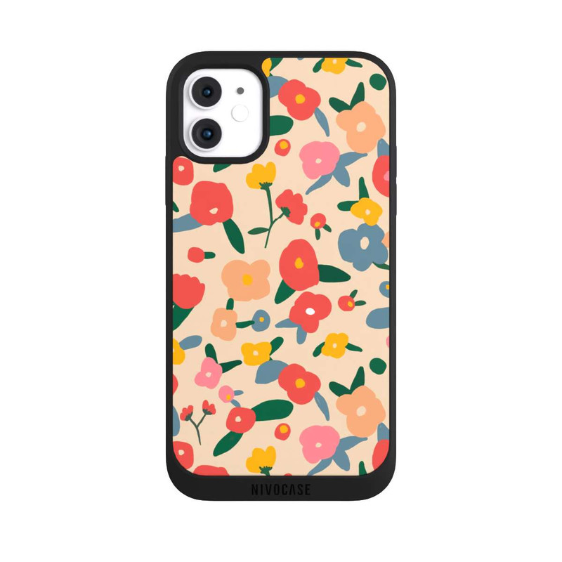 iPhone 11 NIVOpure Retro Bold Scandi Flowers
