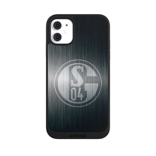 Apple iPhone 11 NIVOpure Schalke 04 Metall Look