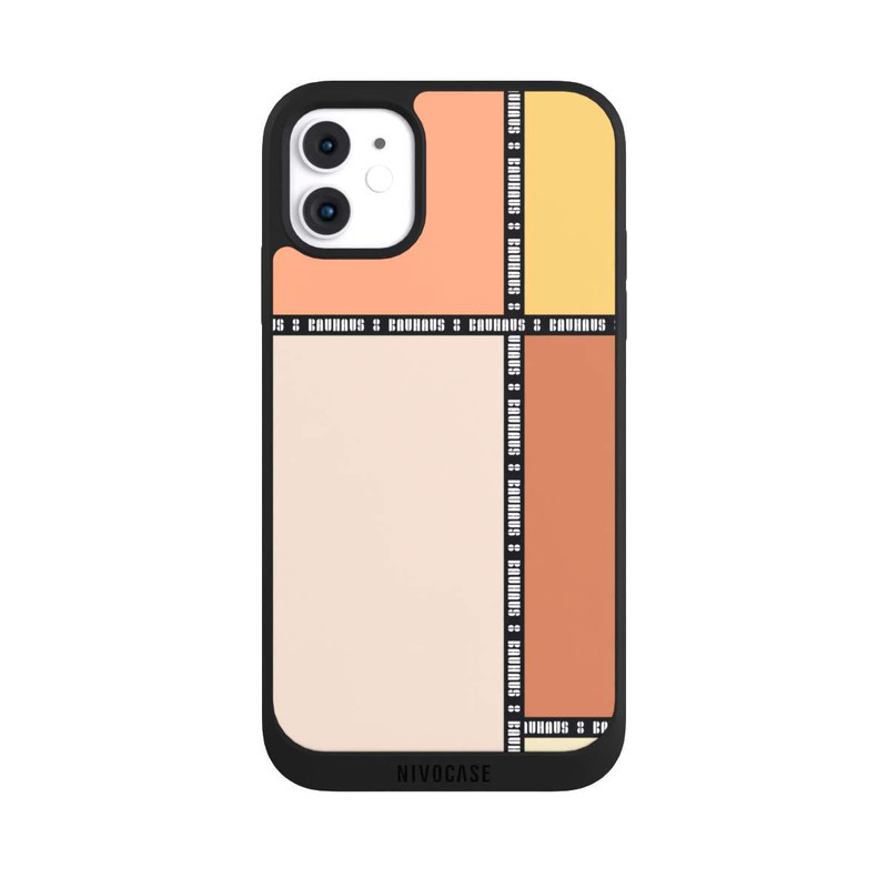 iPhone 11 NIVOpure Bauhaus Squares-Pastel