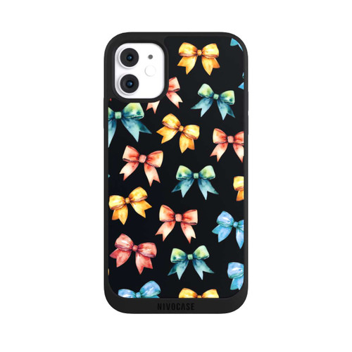 Apple iPhone 11 NIVOpure Rainbow Bows Black