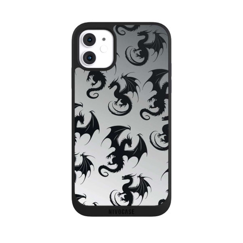 Apple iPhone 11 NIVOpure Dragon Pattern Grey