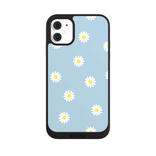 Apple iPhone 11 NIVOpure Gänseblümchen Muster Blau