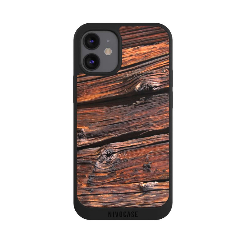 iPhone 12 mini NIVOpure Effritement Planche en Bois