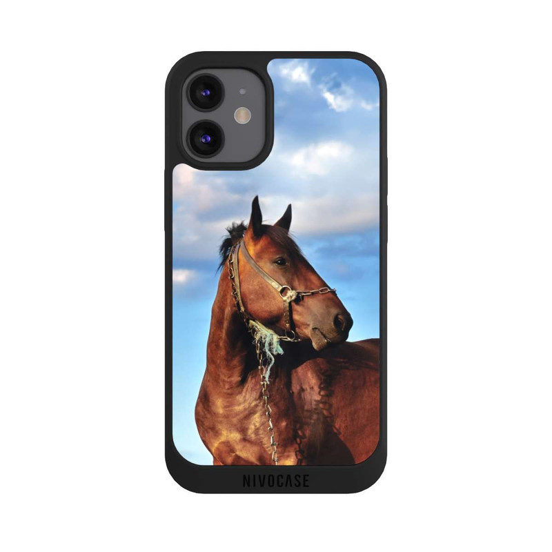iPhone 12 mini NIVOpure Pferd in der Natur