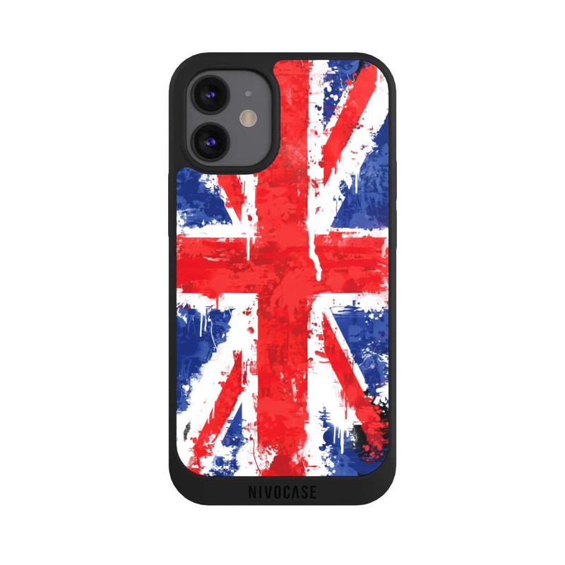 iPhone 12 mini NIVOpure Union Jack Gouttes