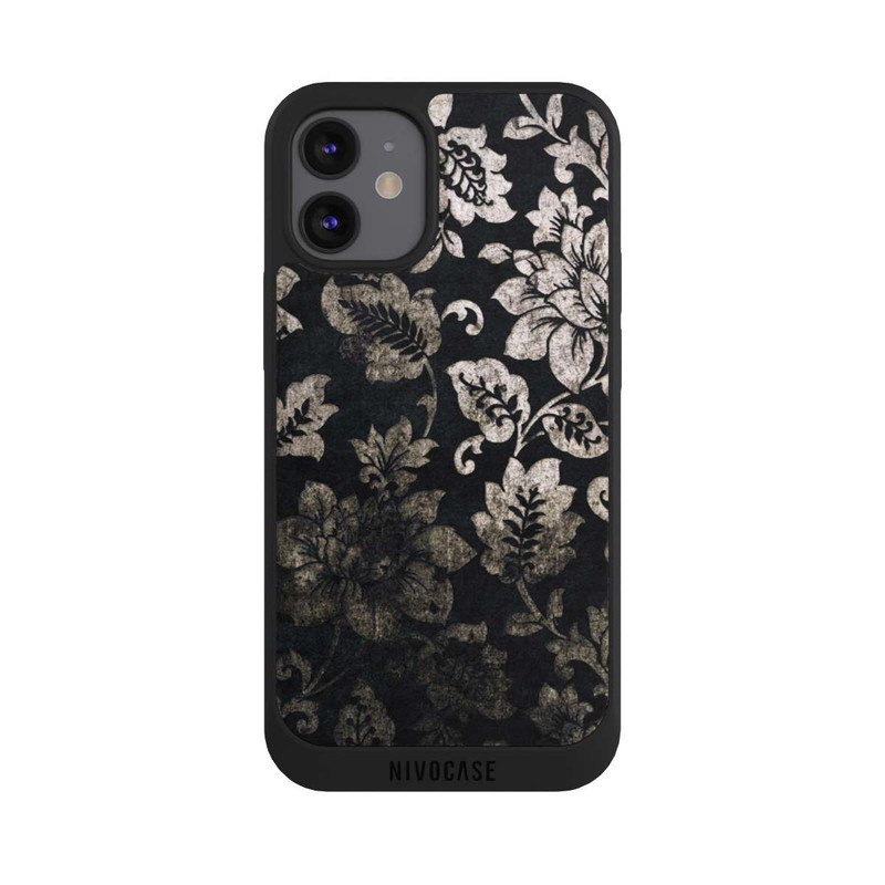 iPhone 12 mini NIVOpure Silber Schwarz Vintage