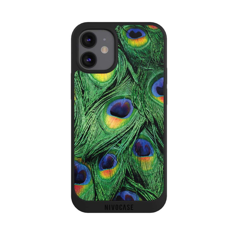 iPhone 12 mini NIVOpure Plumes de Paon