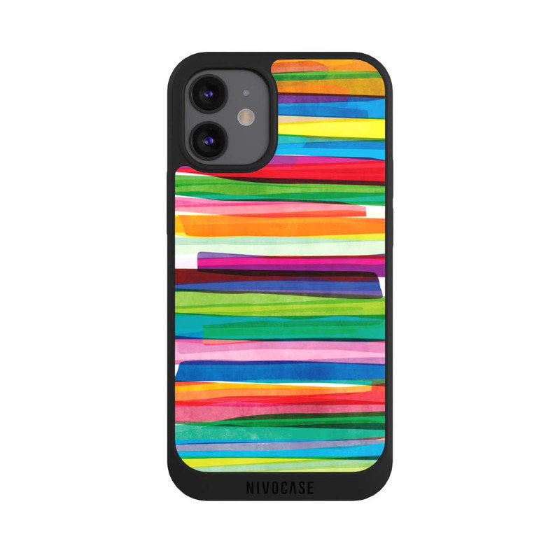 iPhone 12 mini NIVOpure Colourful Stripes1