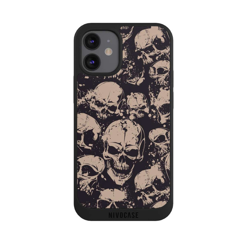 iPhone 12 mini NIVOpure Halloween Totenköpfe