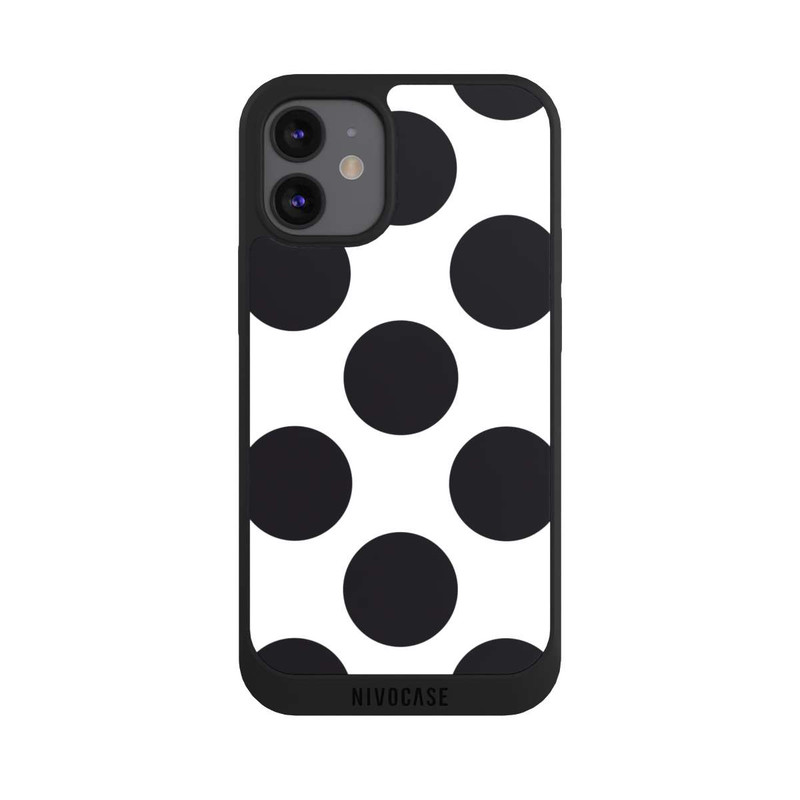iPhone 12 mini NIVOpure Gros points - Blanc