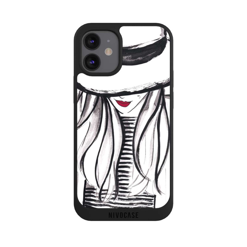 iPhone 12 mini NIVOpure Powerfrau mit Hut
