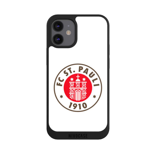Apple iPhone 12 mini NIVOpure FC St.Pauli Logo Weiss