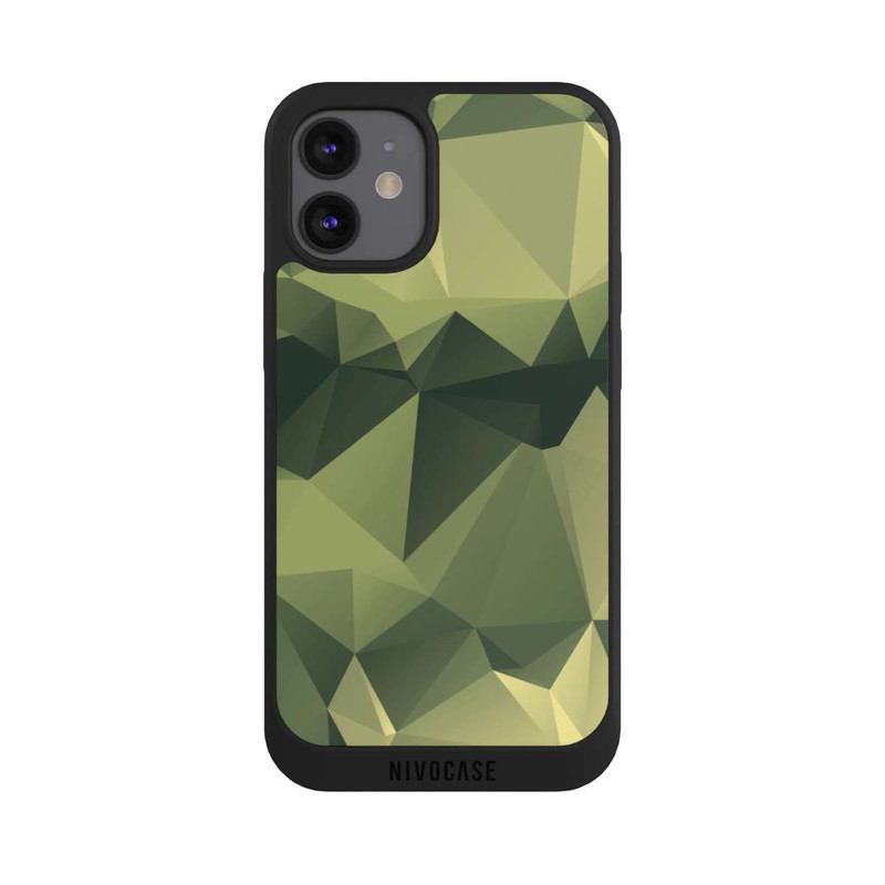 iPhone 12 mini NIVOpure Camouflage polygonal