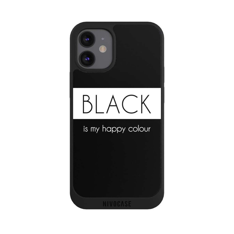iPhone 12 mini NIVOpure Black is my Happy Colour