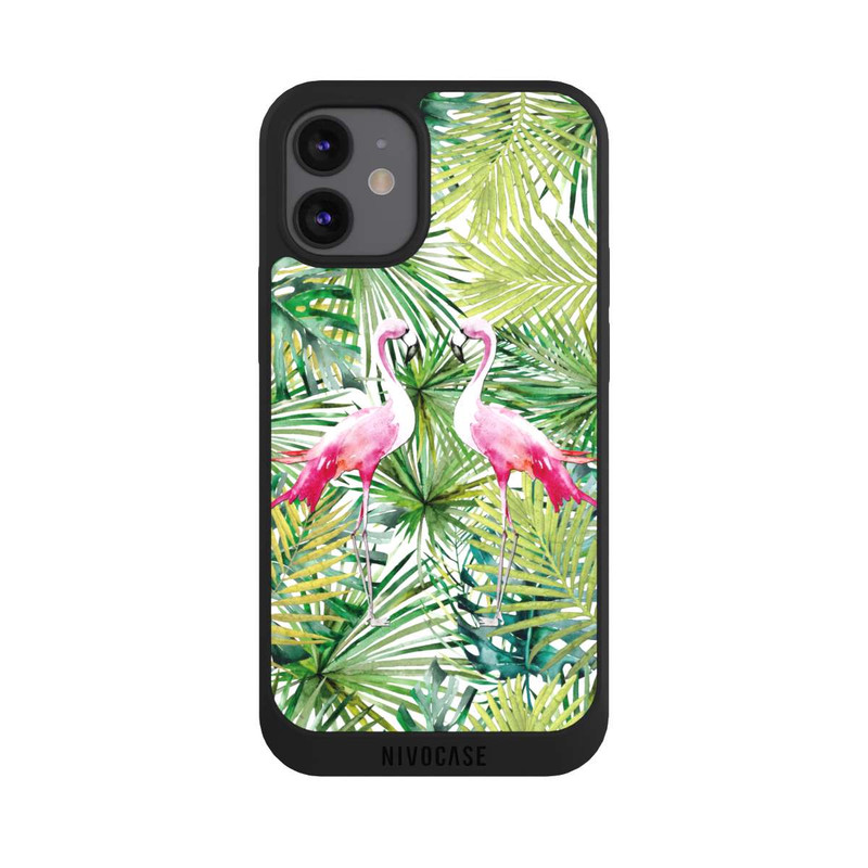 iPhone 12 mini NIVOpure Palmiers Flamants
