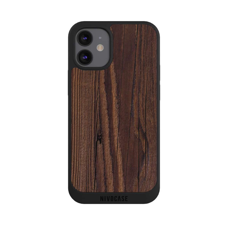 iPhone 12 mini NIVOpure Maserung Holzlook