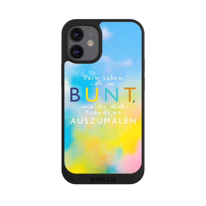 iPhone 12 mini NIVOpure Das Leben ist Bunt