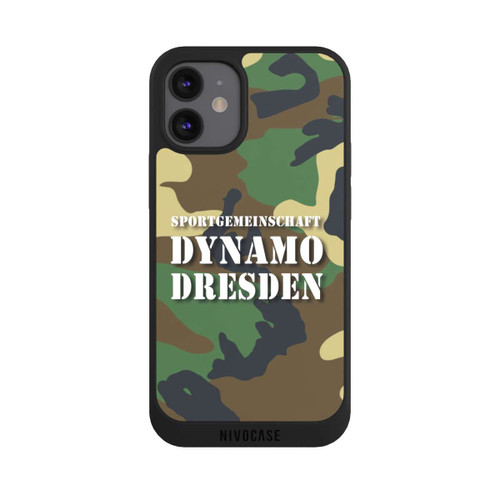 Apple iPhone 12 mini NIVOpure SGDD Camouflage Grün - Dynamo Dresden