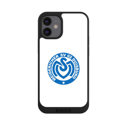 Apple iPhone 12 mini NIVOpure MSV Logo auf Weiß