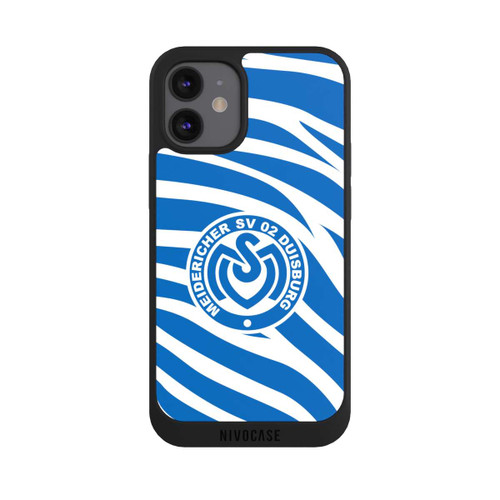 Apple iPhone 12 mini NIVOpure Blaues Zebra MSV