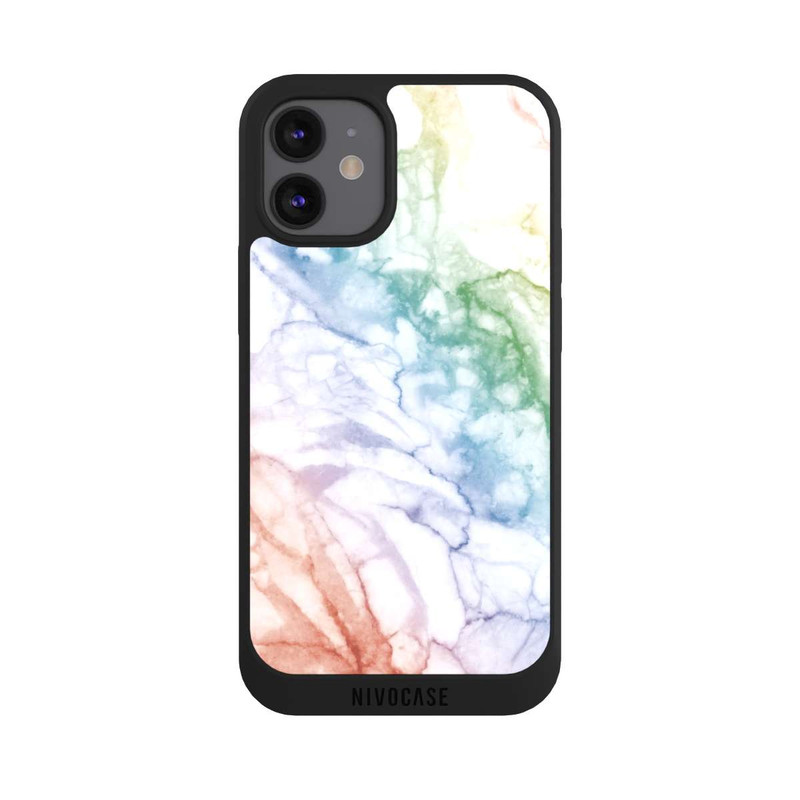 iPhone 12 mini NIVOpure Rainbow Marble