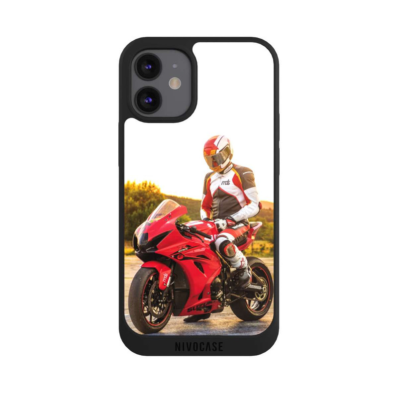 iPhone 12 mini NIVOpure Rotes Motorrad MDS