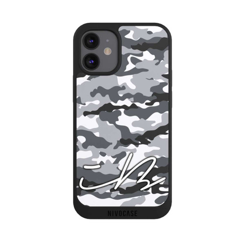 Apple iPhone 12 mini NIVOpure Camo Grau iBlali