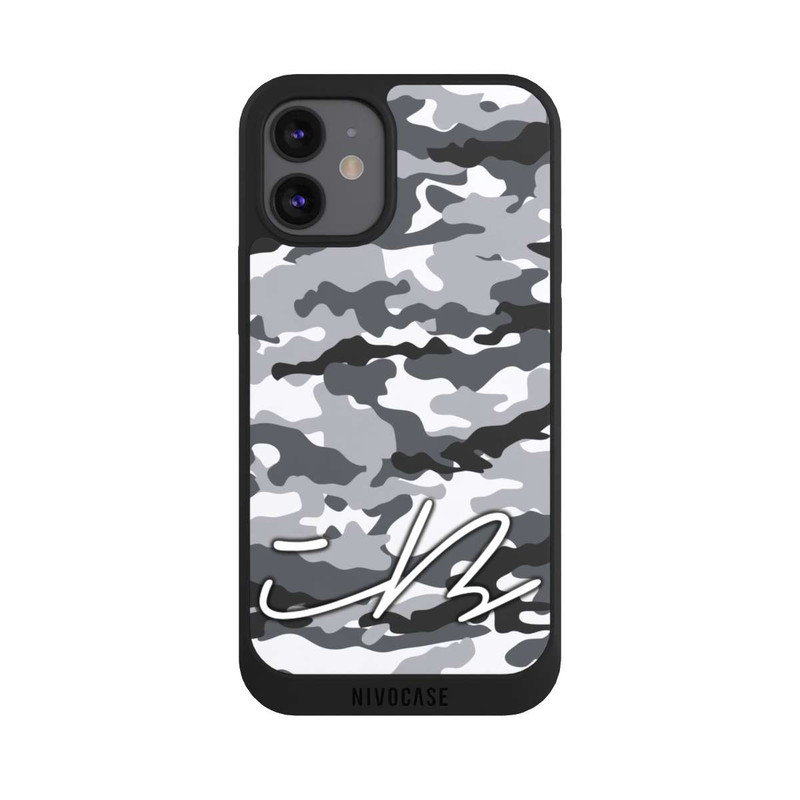 iPhone 12 mini NIVOpure Gris camo iBlali