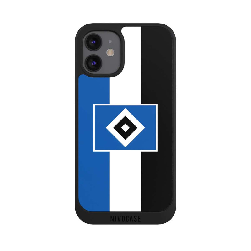 iPhone 12 mini NIVOpure HSV Streifen - Blau-Weiß-Schwarz