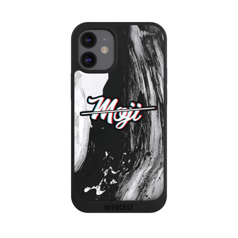 iPhone 12 mini NIVOpure Moji Glitch Marble