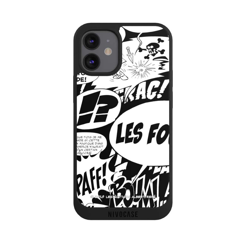 iPhone 12 mini NIVOpure Speech Bubbles Asterix Black