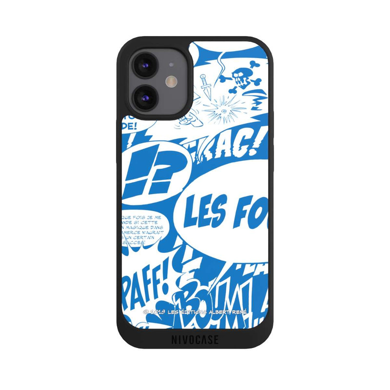 iPhone 12 mini NIVOpure Bulles BD Astérix Bleu
